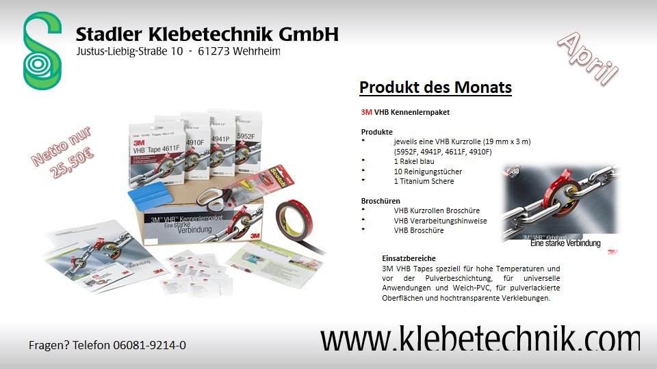 3M VHB Kennenlernpaket