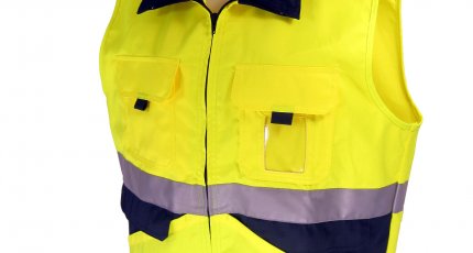 Sommerwarnweste mit Schulterreflex Sommerwarnweste mit Schulterreflex